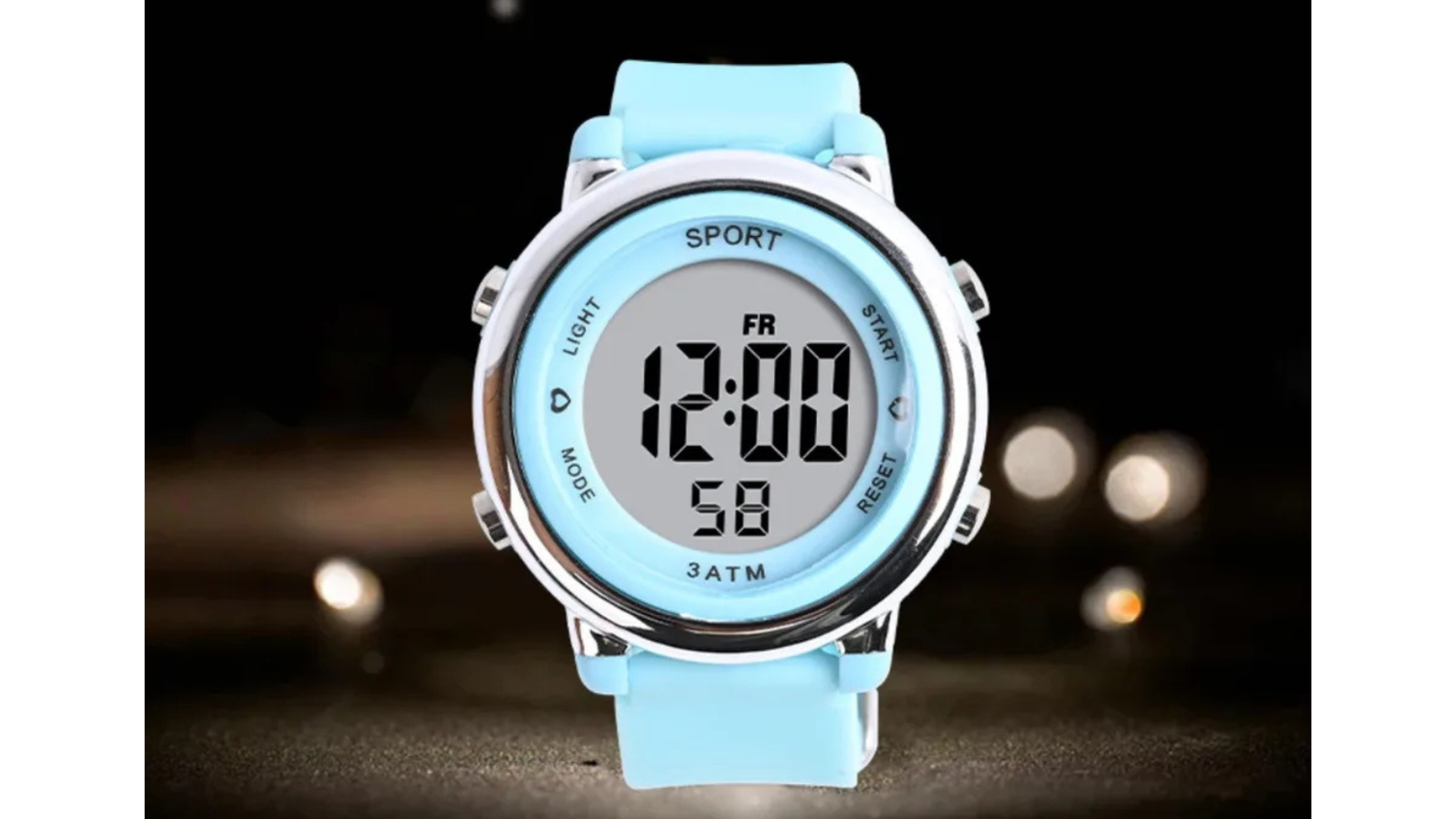 Kids blue digital watch
